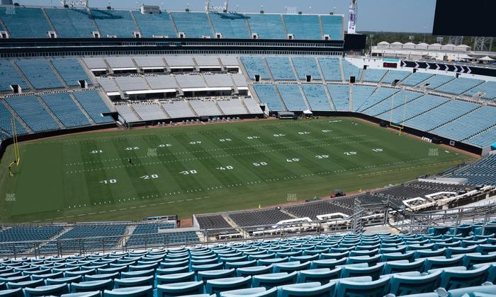 EverBank Stadium - Section 438 Seat View