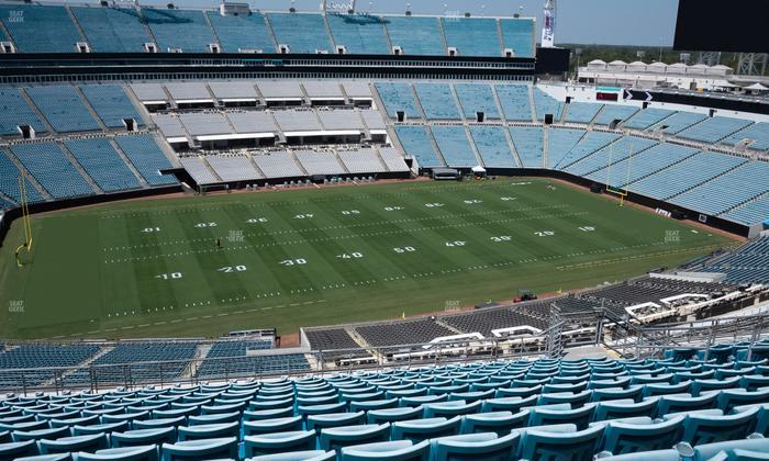 EverBank Stadium - Section 440 Seat View