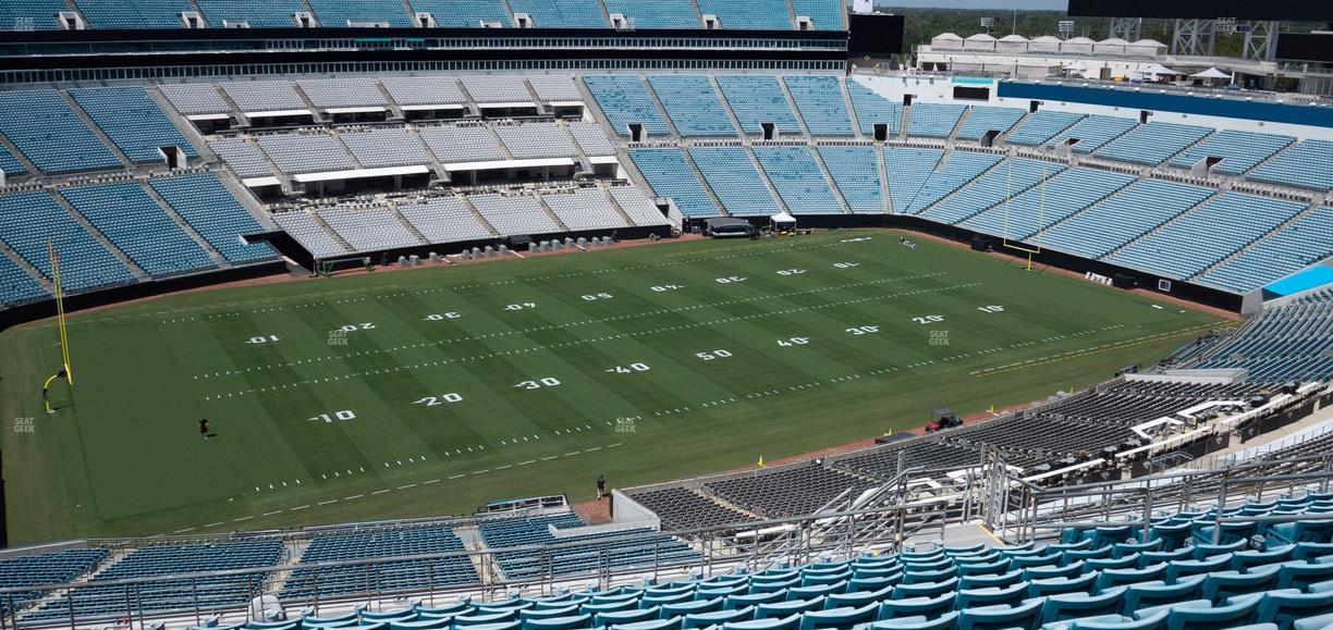 EverBank Stadium - Section 441 Seat View