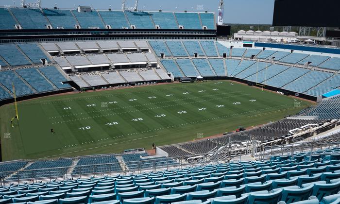 EverBank Stadium - Section 441 Seat View