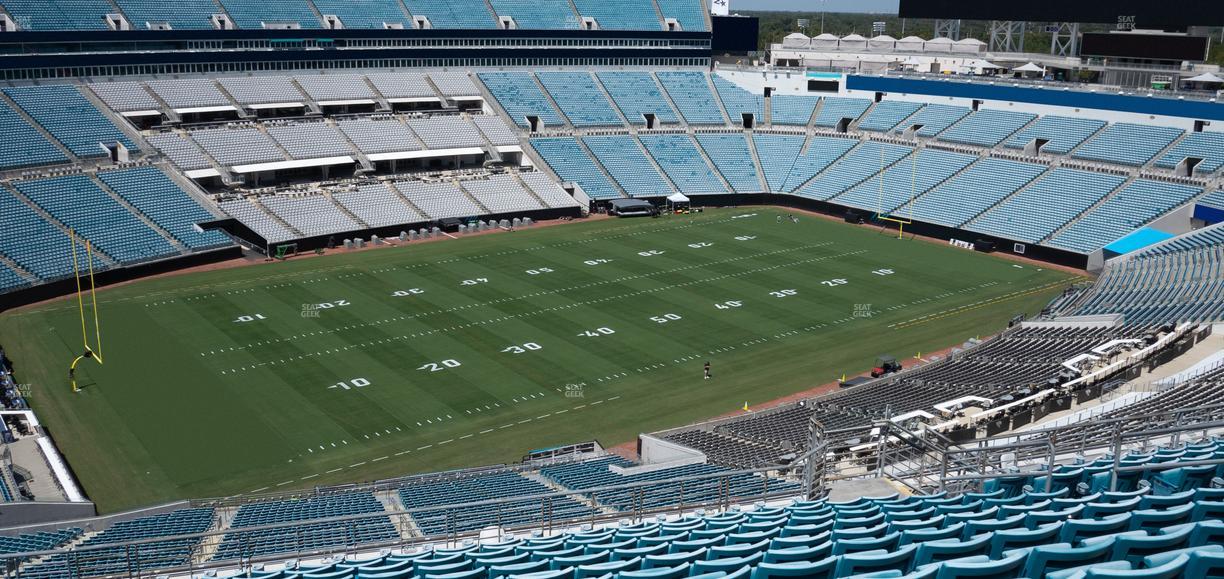 EverBank Stadium - Section 442 Seat View