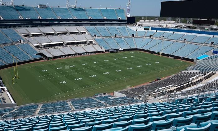 EverBank Stadium - Section 442 Seat View