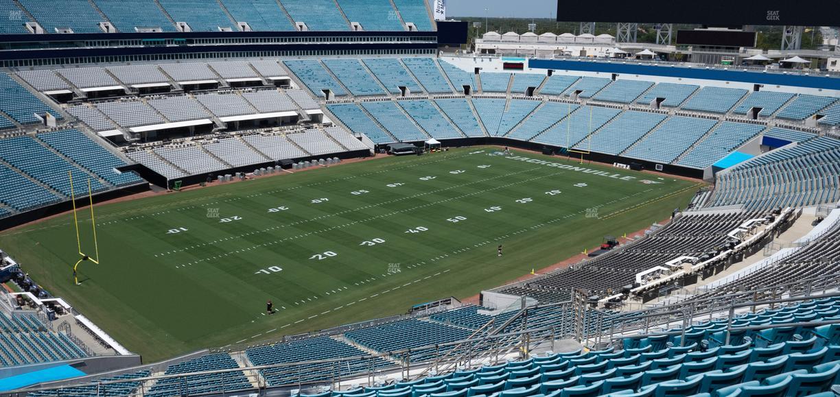 EverBank Stadium - Section 443 Seat View
