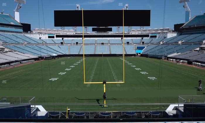 EverBank Stadium - Section Bud Light Party Zone 10 Seat View