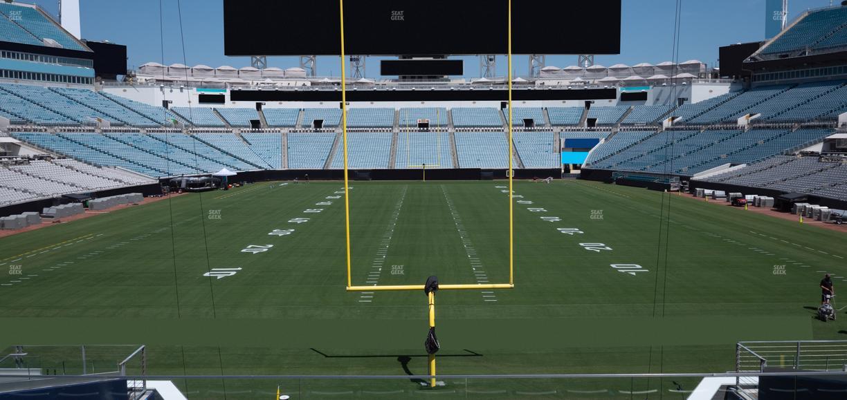 EverBank Stadium - Section Bud Light Party Zone 11 Seat View