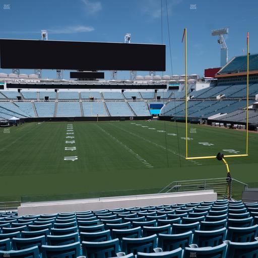 EverBank Stadium - Section Bud Light Party Zone 13 Seat View