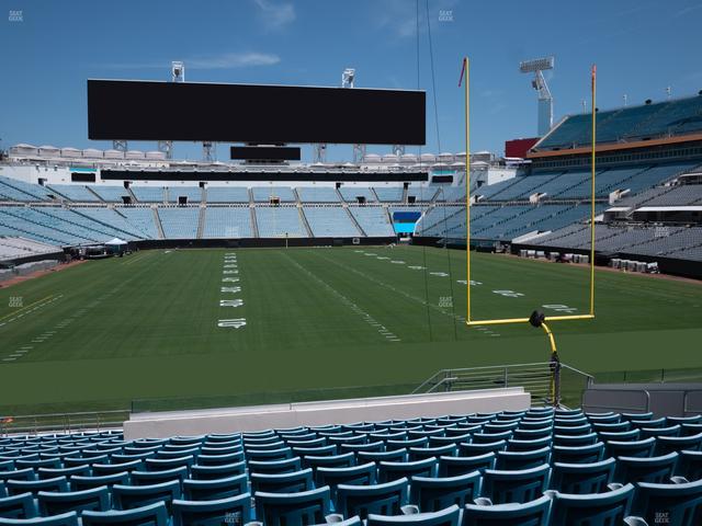 EverBank Stadium - Section Bud Light Party Zone 14 Seat View