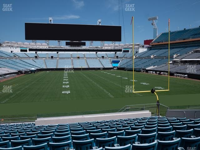 EverBank Stadium - Section Bud Light Party Zone 16 Seat View