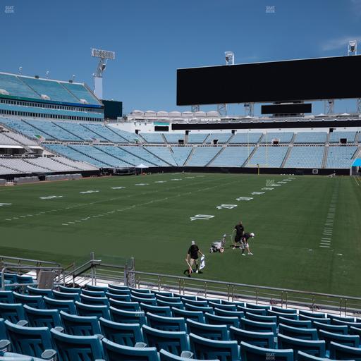 EverBank Stadium - Section Bud Light Party Zone 4 Seat View