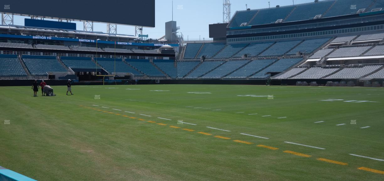 EverBank Stadium - Section Field North Seat View