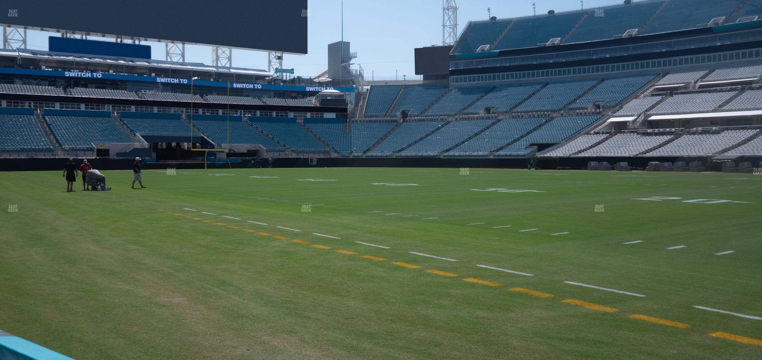 EverBank Stadium - Section Field North Seat View