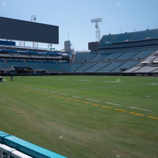 EverBank Stadium - Section Field North Seat View