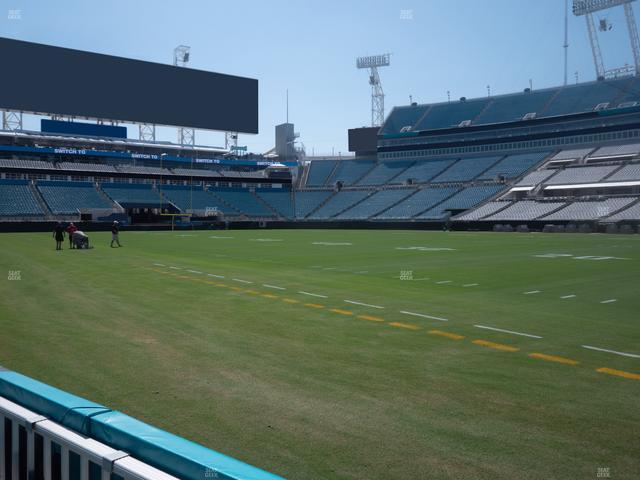 EverBank Stadium - Section Field North Seat View