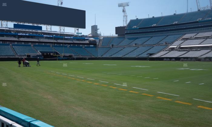 EverBank Stadium - Section Field North Seat View