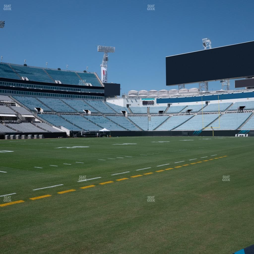 EverBank Stadium - Section Field South Seat View