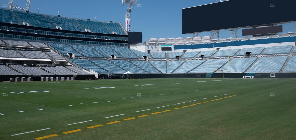 EverBank Stadium - Section Field South Seat View