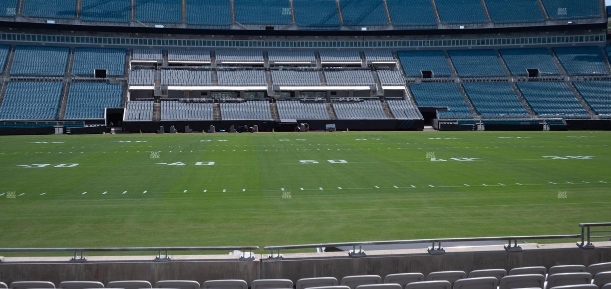 EverBank Stadium - Section Gallagher Club 10 Seat View