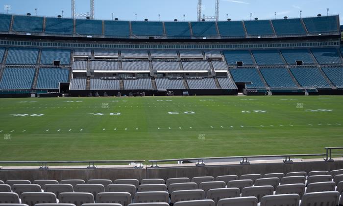 EverBank Stadium - Section Gallagher Club 10 Seat View