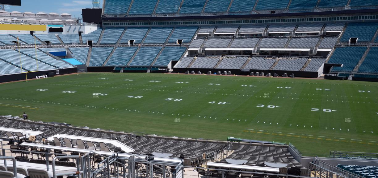 EverBank Stadium - Section Gallagher Club 107 Seat View
