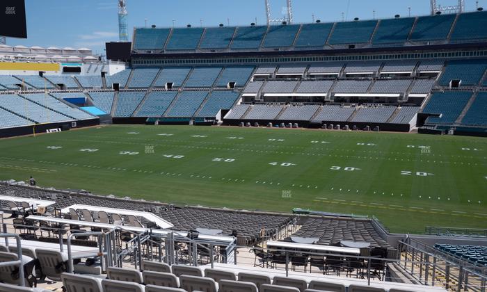 EverBank Stadium - Section Gallagher Club 107 Seat View