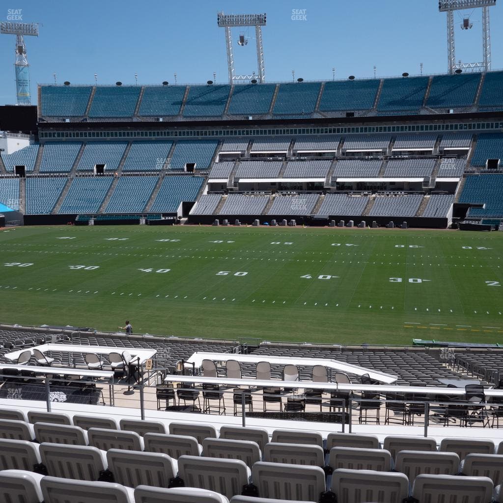 EverBank Stadium - Section Gallagher Club 108 Seat View