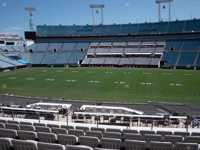 EverBank Stadium - Section Gallagher Club 108 Seat View