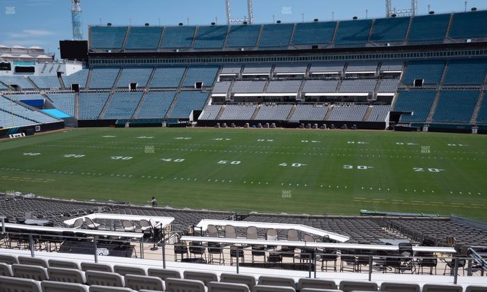 EverBank Stadium - Section Gallagher Club 108 Seat View