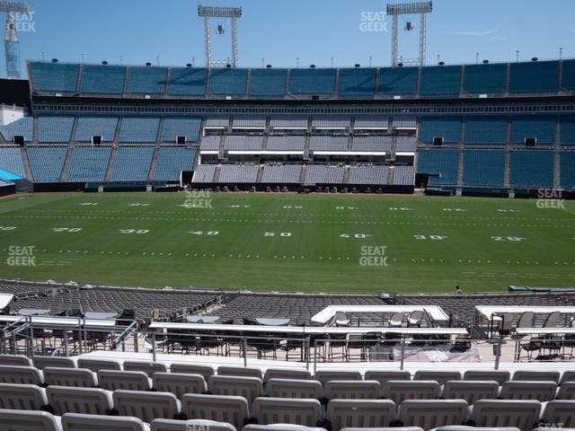 EverBank Stadium - Section Gallagher Club 109 Seat View