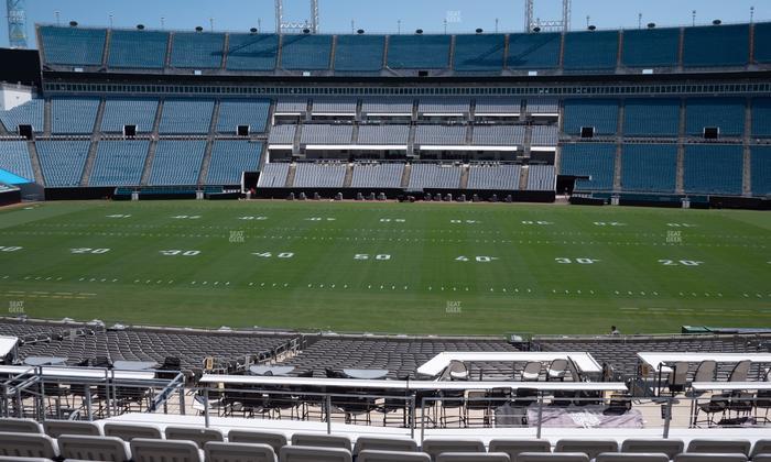 EverBank Stadium - Section Gallagher Club 109 Seat View