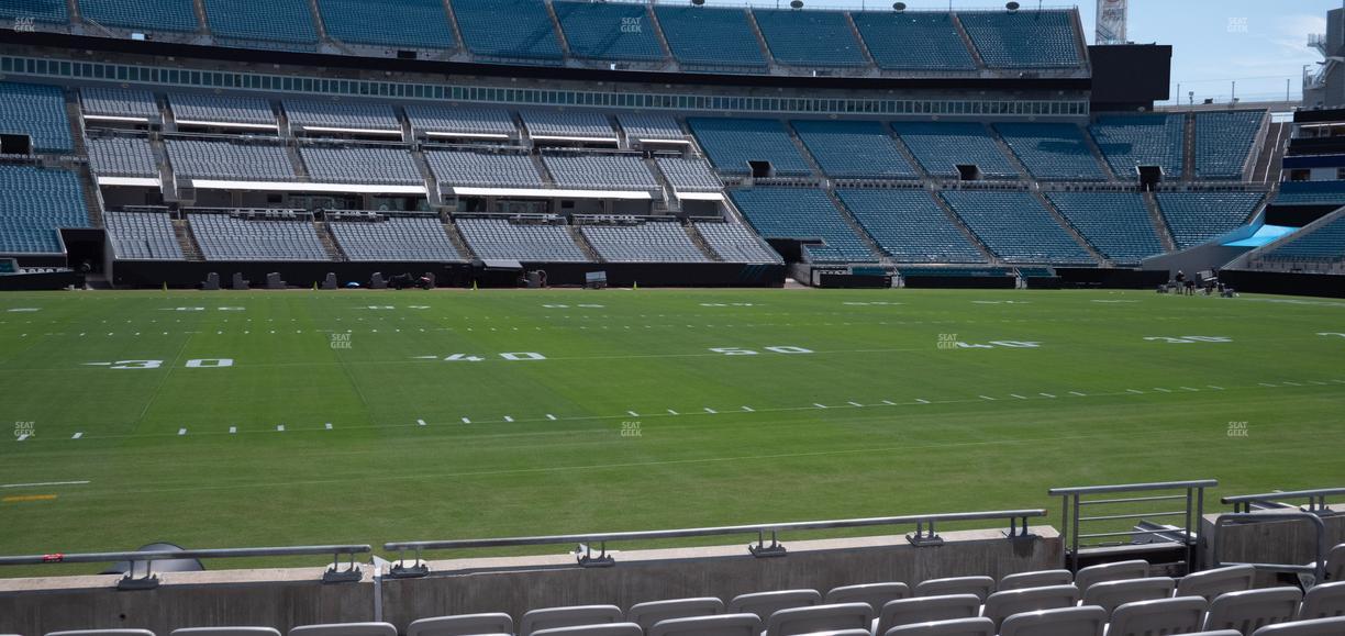 EverBank Stadium - Section Gallagher Club 11 Seat View