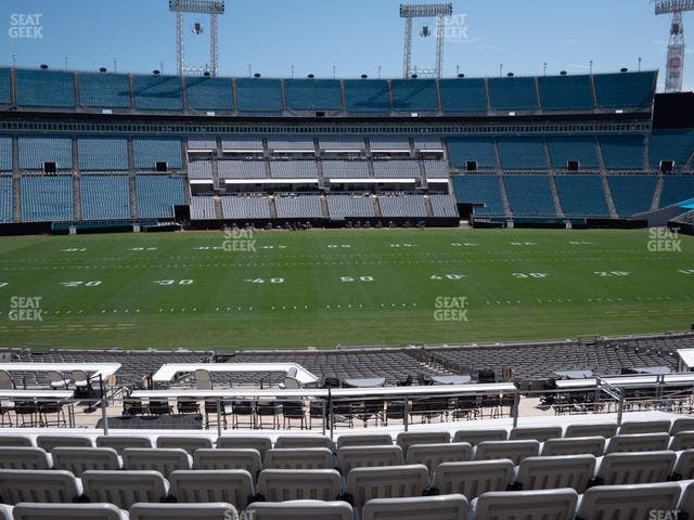 EverBank Stadium - Section Gallagher Club 110 Seat View