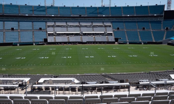 EverBank Stadium - Section Gallagher Club 110 Seat View