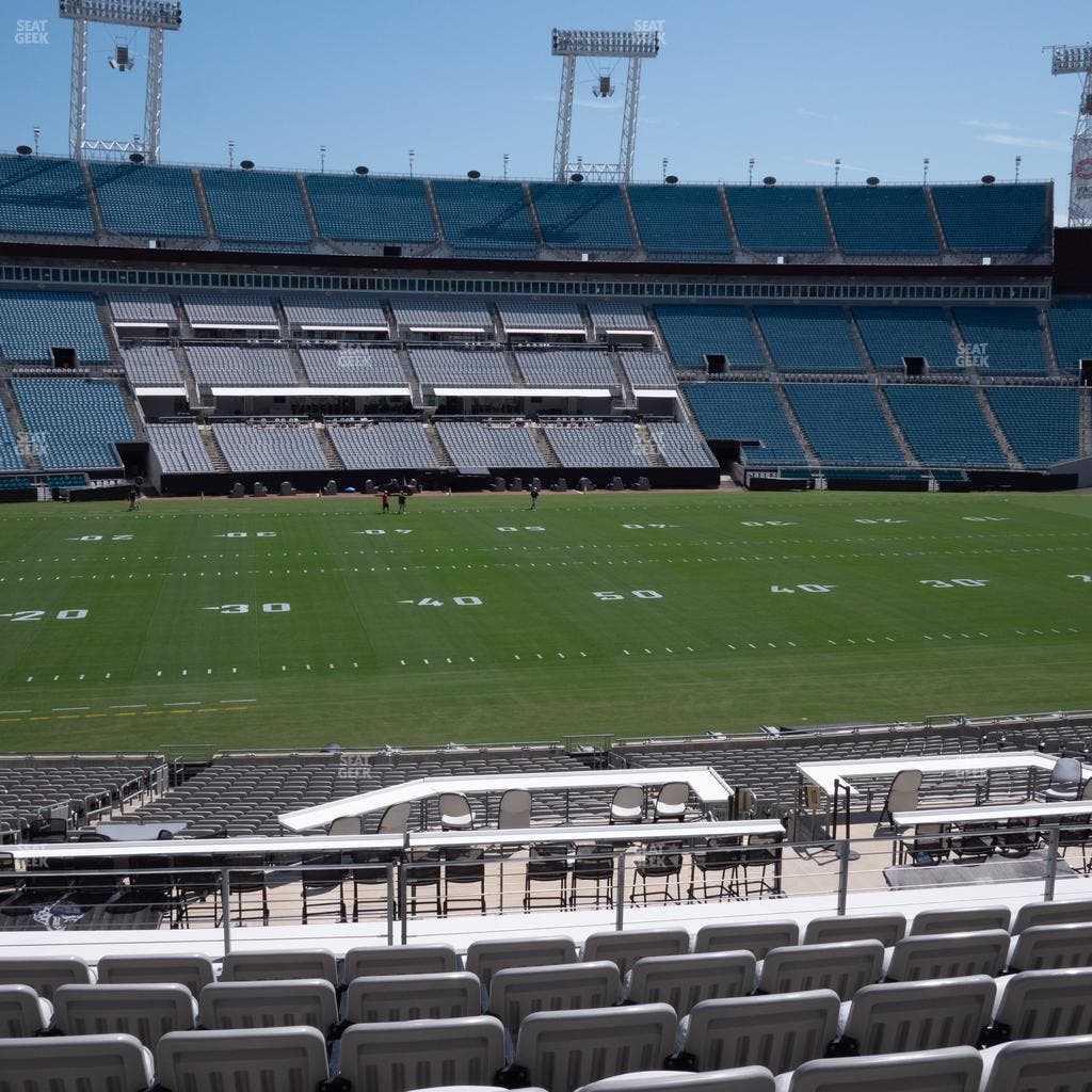 EverBank Stadium - Section Gallagher Club 111 Seat View