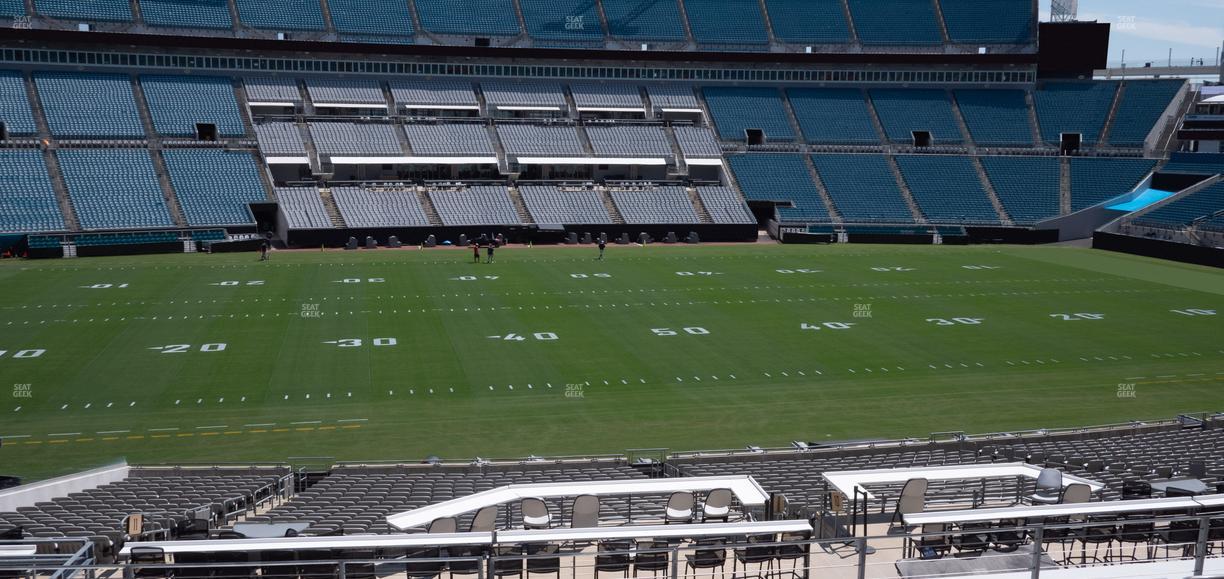 EverBank Stadium - Section Gallagher Club 111 Seat View