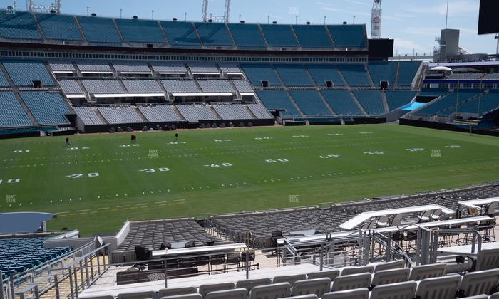 EverBank Stadium - Section Gallagher Club 112 Seat View
