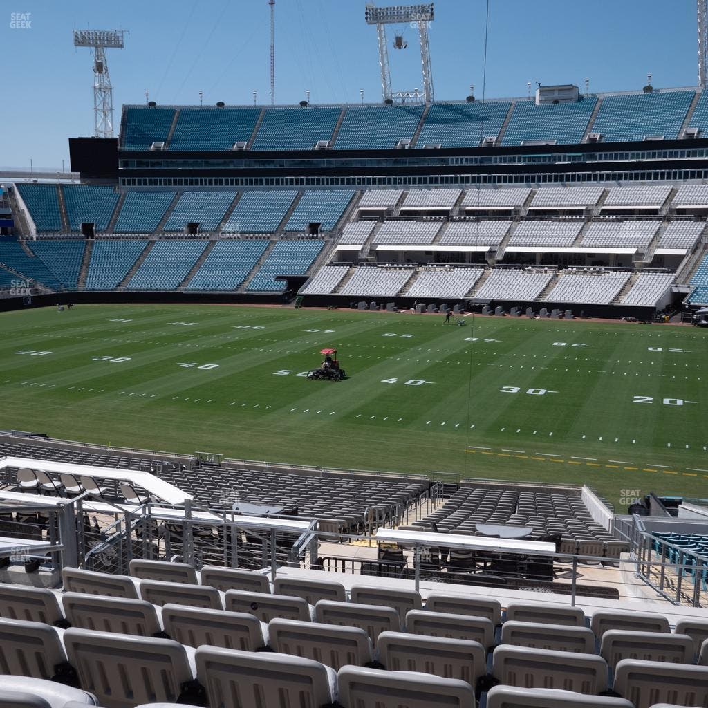 EverBank Stadium - Section Gallagher Club 134 Seat View