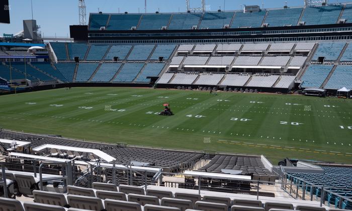 EverBank Stadium - Section Gallagher Club 134 Seat View