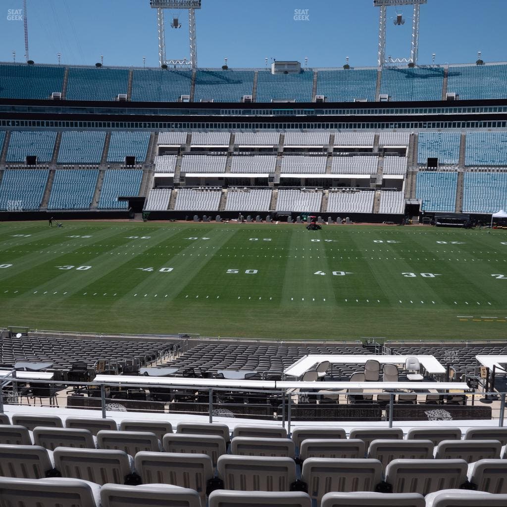 EverBank Stadium - Section Gallagher Club 136 Seat View
