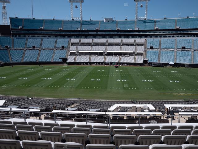 EverBank Stadium - Section Gallagher Club 136 Seat View