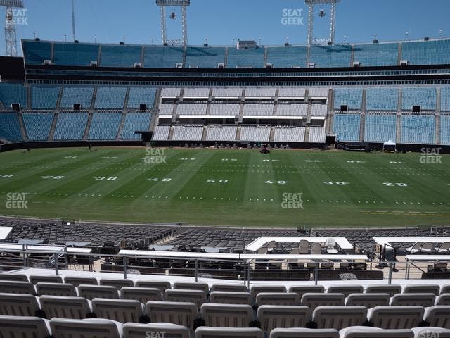EverBank Stadium - Section Gallagher Club 136 Seat View