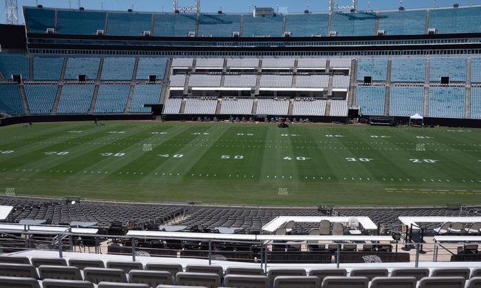 EverBank Stadium - Section Gallagher Club 136 Seat View