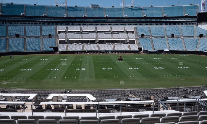 EverBank Stadium - Section Gallagher Club 137 Seat View