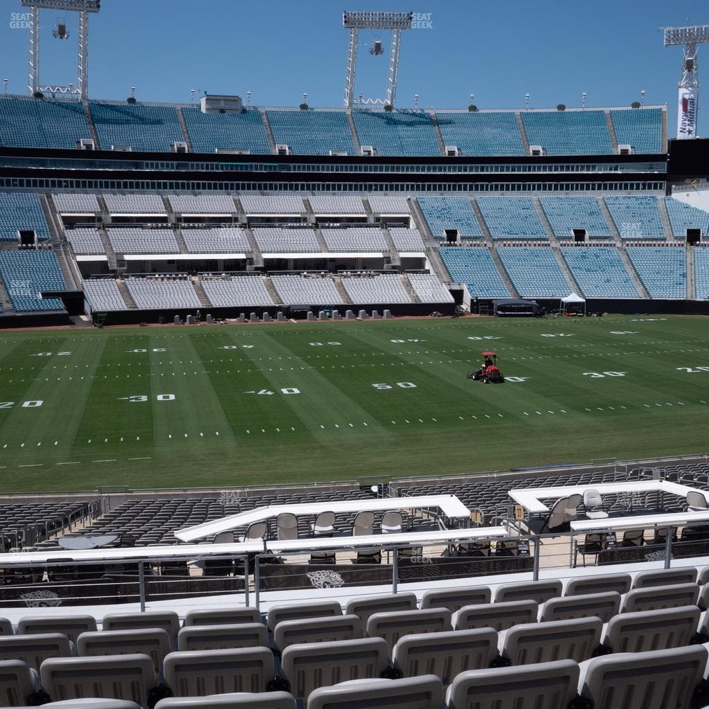 EverBank Stadium - Section Gallagher Club 138 Seat View