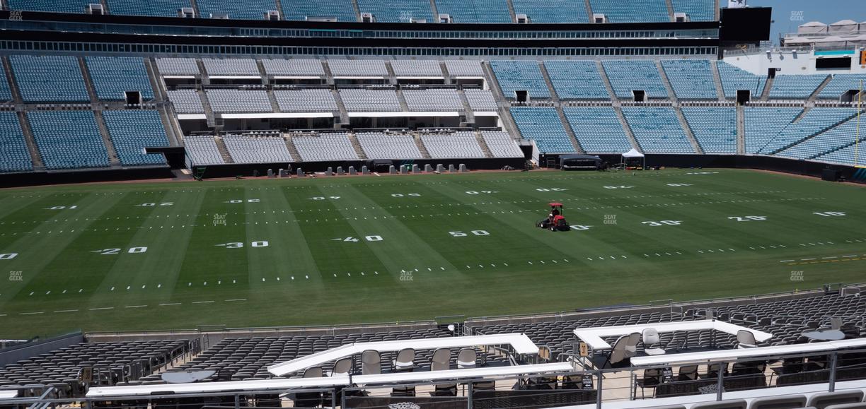 EverBank Stadium - Section Gallagher Club 138 Seat View