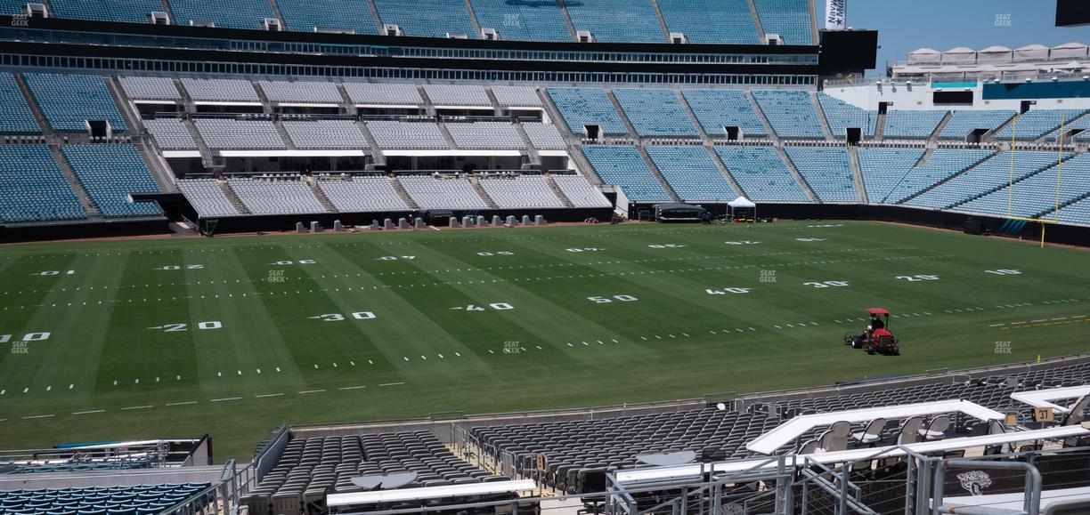 EverBank Stadium - Section Gallagher Club 139 Seat View