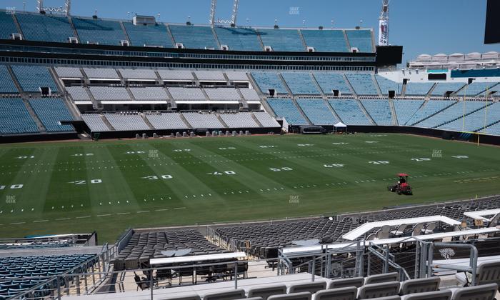 EverBank Stadium - Section Gallagher Club 139 Seat View