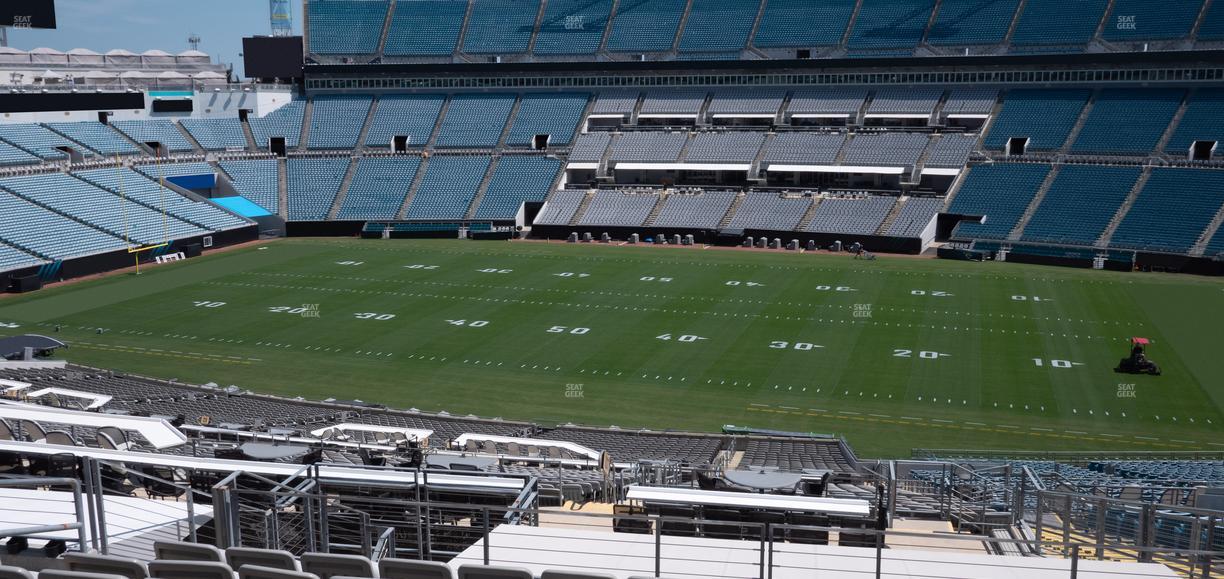 EverBank Stadium - Section Gallagher Club 207 Seat View