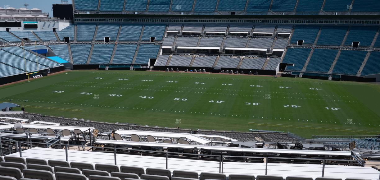 EverBank Stadium - Section Gallagher Club 208 Seat View