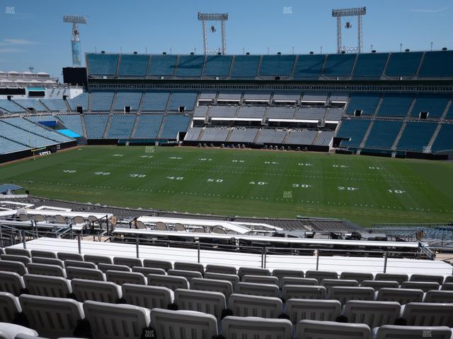 EverBank Stadium - Section Gallagher Club 208 Seat View