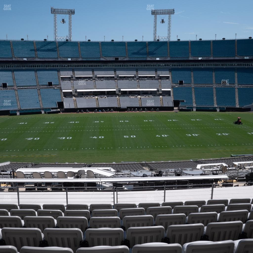 EverBank Stadium - Section Gallagher Club 210 Seat View
